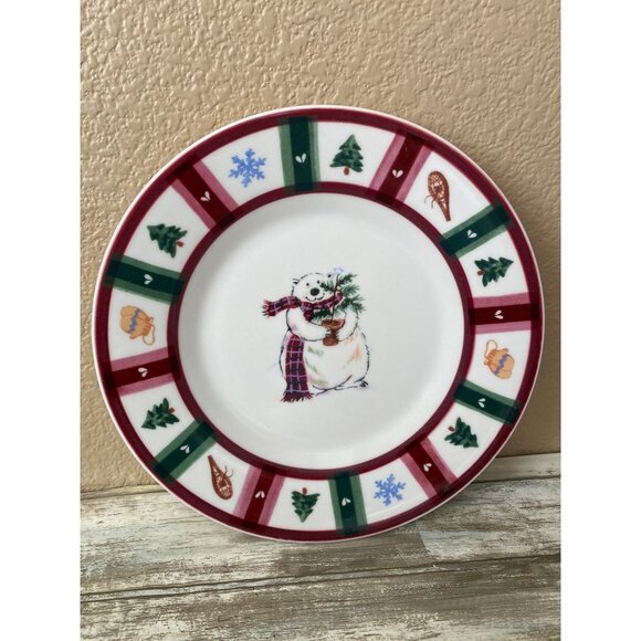 Pfaltzgraff Snow Bear 8.5” Salad Dessert Plate Single Replacement - Picture 1 of 7